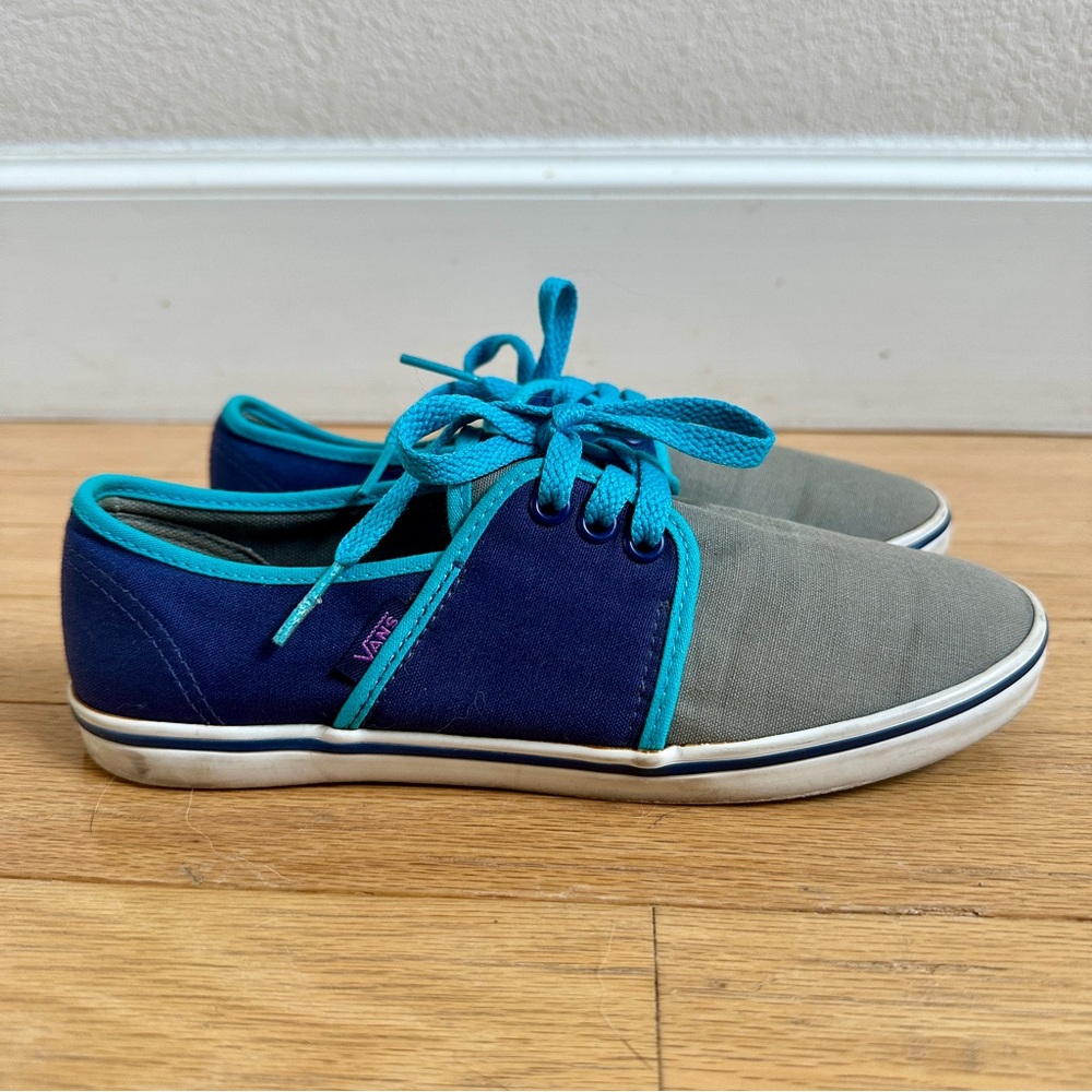 Vans Two-Tone Blue and Gray Casual Shoes